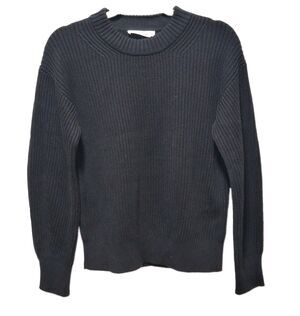 Everlane Organic Cotton Crew Neck Sweater Black Men's Size M Minimalist NWOT